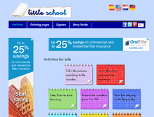 Tablet Screenshot of preschoolactivities.pequescuela.com